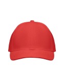 Casquette baseball 6 pans publicitaire BUFFALO Matières : coton Couleurs : rouge marquage laser ultra précis