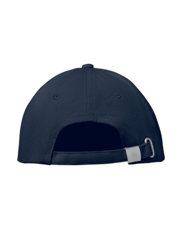Casquette baseball 6 pans publicitaire BUFFALO Matières : coton Couleurs : bleu objet promo petit budget
