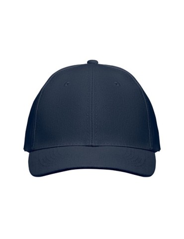 Casquette baseball 6 pans publicitaire BUFFALO Matières : coton Couleurs : bleu cadeau entreprise pas cher