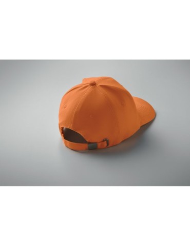 Casquette baseball 6 pans publicitaire BUFFALO Matières : coton Couleurs : orange livraison express 24h 48h