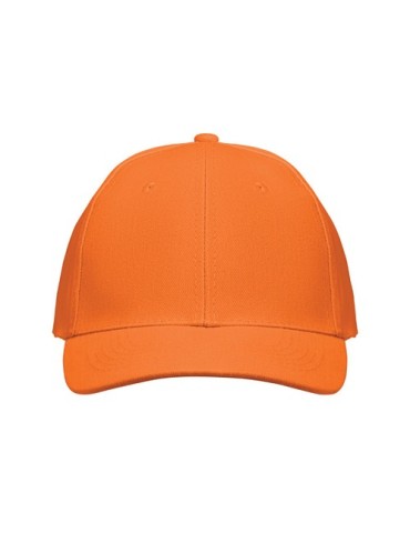Casquette baseball 6 pans publicitaire BUFFALO Matières : coton Couleurs : orange cadeau affaires élégant