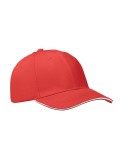 Casquette baseball 6 pans publicitaire BUFFALO Matières : coton Couleurs : blanc goodies publicitaire événementiel