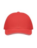 Casquette baseball 6 pans publicitaire BUFFALO Matières : coton Couleurs : blanc cadeau entreprise pas cher