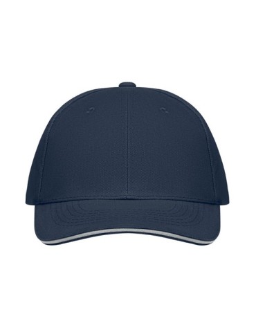 Casquette baseball 6 pans publicitaire BUFFALO Matières : coton Couleurs : blanc goodies entreprise design