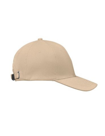 Casquette baseball 6 pans publicitaire BUFFALO Matières : coton Couleurs : beige objet publicitaire robuste