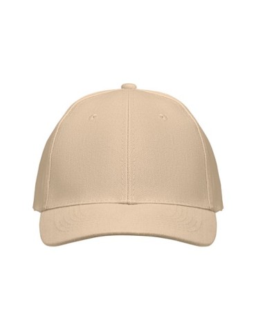 Casquette baseball 6 pans publicitaire BUFFALO Matières : coton Couleurs : beige personnalisation sur mesure