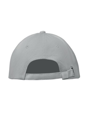 Casquette baseball 6 pans publicitaire BUFFALO Matières : coton Couleurs : gris objet publicitaire robuste