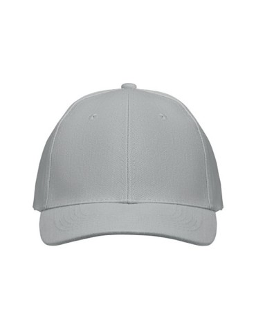 Casquette baseball 6 pans publicitaire BUFFALO Matières : coton Couleurs : gris goodies publicitaire durable