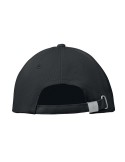 Casquette baseball 6 pans publicitaire BUFFALO Matières : coton Couleurs : noir personnalisation rapide en France