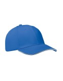 Casquette baseball 6 pans publicitaire BUFFALO Matières : coton Couleurs : blanc objet promotionnel éco-responsable