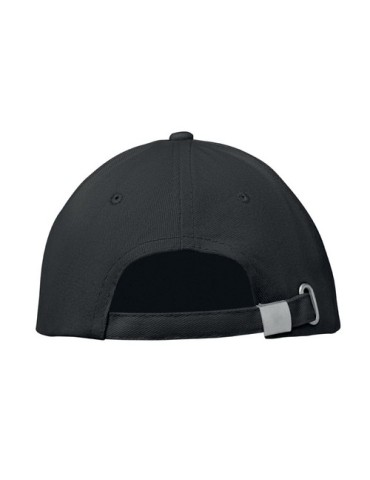 Casquette baseball 6 pans publicitaire BUFFALO Matières : coton Couleurs : noir cadeau client original