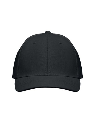 Casquette baseball 6 pans publicitaire BUFFALO Matières : coton Couleurs : noir impression haute définition