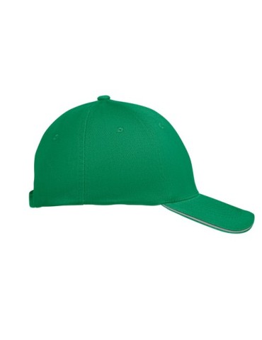 Casquette baseball 6 pans publicitaire BUFFALO Matières : coton Couleurs : blanc livraison express 24h 48h