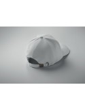 Casquette baseball 6 pans publicitaire BUFFALO Matières : coton Couleurs : blanc marquage couleur éclatante