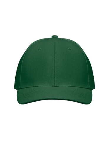 Casquette baseball 6 pans publicitaire BUFFALO Matières : coton Couleurs : vert foncé personnalisable avec votre logo