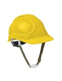 Casque de sécurité publicitaire en ABS - HELM Matières : ABS Couleurs : jaune