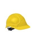Casque de sécurité publicitaire en ABS - HELM Matières : ABS Couleurs : jaune goodies publicitaire événementiel