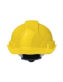 Casque de sécurité publicitaire en ABS - HELM Matières : ABS Couleurs : jaune personnalisation rapide en France