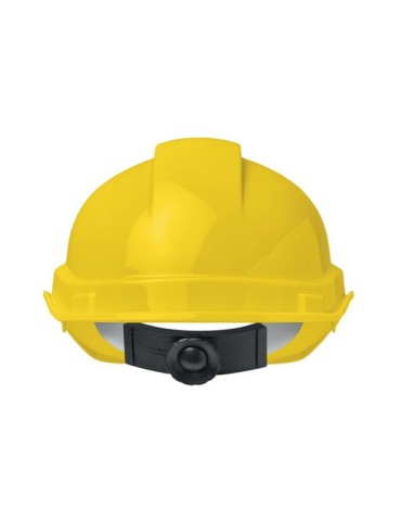 Casque de sécurité publicitaire en ABS - HELM Matières : ABS Couleurs : jaune goodies publicitaire durable