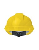 Casque de sécurité publicitaire en ABS - HELM Matières : ABS Couleurs : jaune goodies publicitaire durable