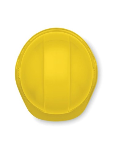 Casque de sécurité publicitaire en ABS - HELM Matières : ABS Couleurs : jaune cadeau entreprise pas cher