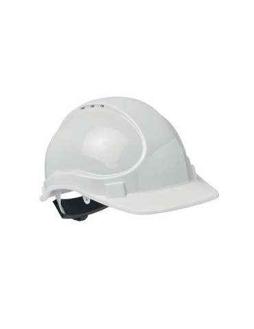 Casque de sécurité publicitaire en ABS - HELM Matières : ABS Couleurs : blanc marquage laser ultra précis