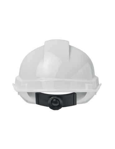 Casque de sécurité publicitaire en ABS - HELM Matières : ABS Couleurs : blanc marquage couleur éclatante