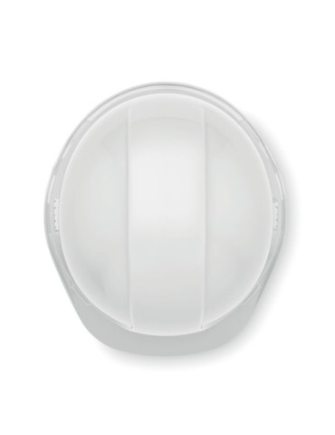 Casque de sécurité publicitaire en ABS - HELM Matières : ABS Couleurs : blanc personnalisation sur mesure