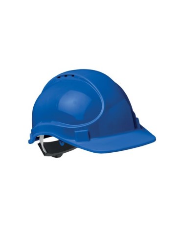Casque de sécurité publicitaire en ABS - HELM Matières : ABS Couleurs : bleu royal impression haute définition