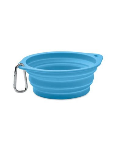Gamelle portable publicitaire 350 ml - KOLAPDIER Matières : silicone Couleurs : bleu bébé cadeau collaborateur premium