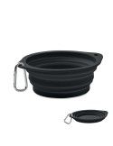 Gamelle portable publicitaire 350 ml - KOLAPDIER Matières : silicone Couleurs : noir personnalisable avec votre logo