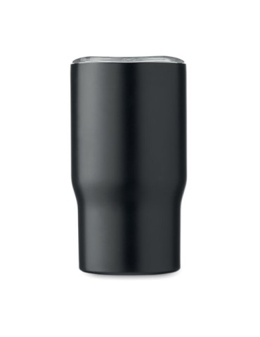 Gobelet double paroi personnalisé 350ml TUMBOO Couleurs : noir Matières : acier inoxydable recyclé goodies publicitaire événemen