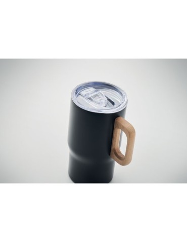 Gobelet double paroi personnalisé 350ml TUMBOO Couleurs : noir Matières : acier inoxydable recyclé goodies entreprise design