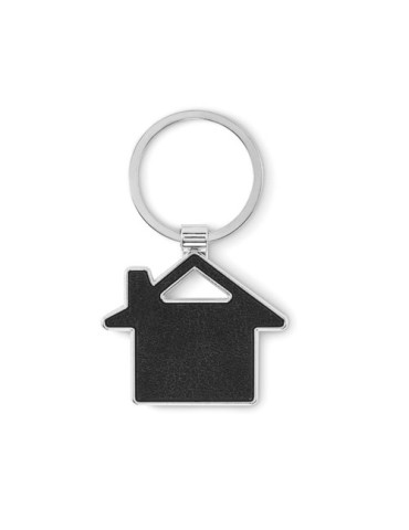 Porte-clés publicitaires en forme de maison LOUSE impression haute définition