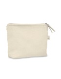Sac cosmétique personnalisé 320 gr/m² - ELNAS Matières : coton recyclé Couleurs : beige