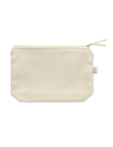 Sac cosmétique personnalisé 320 gr/m² - ELNAS Matières : coton recyclé Couleurs : beige livraison express 24h 48h