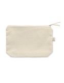 Sac cosmétique personnalisé 320 gr/m² - ELNAS Matières : coton recyclé Couleurs : beige livraison express 24h 48h