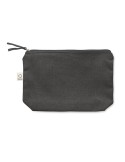 Sac cosmétique personnalisé 320 gr/m² - ELNAS Matières : coton recyclé Couleurs : noir goodies publicitaire événementiel