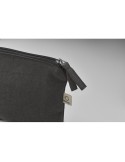 Sac cosmétique personnalisé 320 gr/m² - ELNAS Matières : coton recyclé Couleurs : noir accessoire événementiel unique