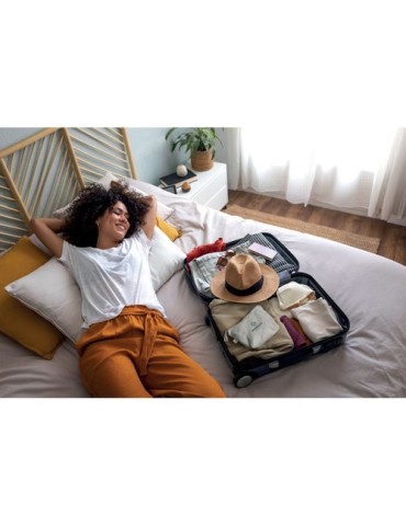 Sac cosmétique personnalisé 320 gr/m² - ELNAS Matières : coton recyclé Couleurs : gris personnalisation rapide en France