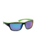 Lunettes de sport miroir UV400 personnalisées YUMA Matières : Polycarbonate (PC) Couleurs : vert citron