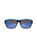 Lunettes de sport miroir UV400 personnalisées YUMA Matières : Polycarbonate (PC) Couleurs : turquoise marquage couleur éclatante