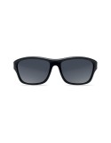 Lunettes de sport miroir UV400 personnalisées YUMA Matières : Polycarbonate (PC) Couleurs : noir personnalisation sur mesure