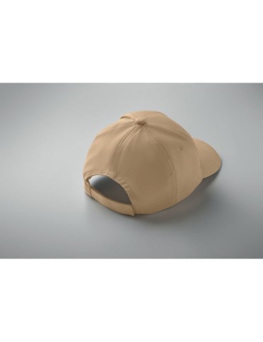Casquette baseball 5 pans publicitaire personnalisée BUZZ Matières : coton Couleurs : ivoire cadeau client original
