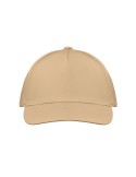 Casquette baseball 5 pans publicitaire personnalisée BUZZ Matières : coton Couleurs : ivoire impression haute définition