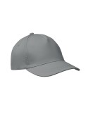 Casquette baseball 5 pans publicitaire personnalisée BUZZ Matières : coton Couleurs : gris cadeau client original