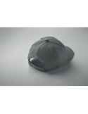 Casquette baseball 5 pans publicitaire personnalisée BUZZ Matières : coton Couleurs : gris personnalisation sur mesure