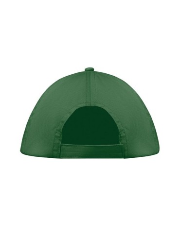 Casquette baseball 5 pans publicitaire personnalisée BUZZ Matières : coton Couleurs : vert foncé livraison express 24h 48h