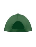 Casquette baseball 5 pans publicitaire personnalisée BUZZ Matières : coton Couleurs : vert foncé livraison express 24h 48h
