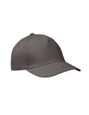 Casquette baseball 5 pans publicitaire personnalisée BUZZ Matières : coton Couleurs : pierre objet publicitaire robuste